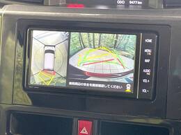 【全方位モニター】専用のカメラにより、上から見下ろしたような視点で360度クルマの周囲を確認することができます☆縦列駐車や幅寄せ時に活躍してくれます♪