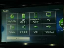 フルセグTV視聴やCD・DVD再生はもちろん、Bluetooth通信機能など多機能でとっても使いやすいです♪