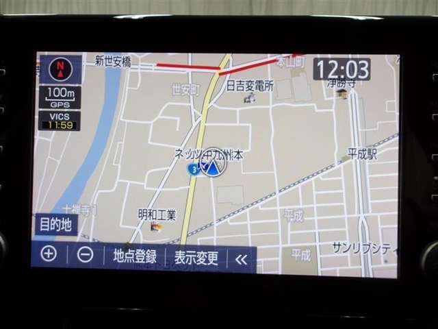 ナビ付なので、遠出の際も道に迷うことはありません♪安心してドライブをエンジョイして下さい♪