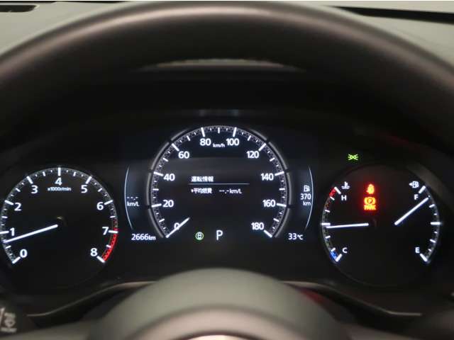 見やすいスピードメーター！運転に集中できます♪