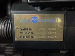 ■ジャックナイトミニコンプリートカーは当時98台のみ生産されていたといわれており、こちらの車両は53号車となります■
