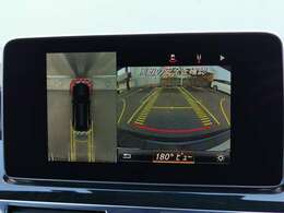 360°カメラを装備しております。狭い道や駐車時に安全を確保します。