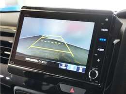 ◆バックカメラ◆リバースにするだけで映ります、後方の安全確認や、狭い駐車場での車庫入れ、雨の日や夜間など視界の悪い時に便利です！安全にバックする為には欠かせない装備です。