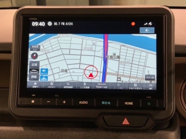 ギャザズナビ搭載です。知らない道も安心ですね！