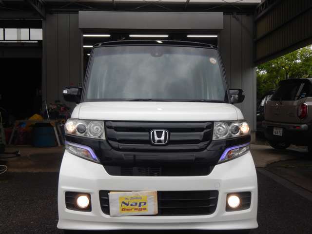 ワンオーナー　ブラックルーフ　両側電動スライド　HID　社外ナビTVカメラ　オールブラック14AW　スマートキー2本