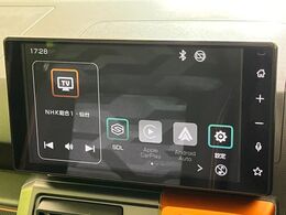 【ディスプレイオーディオ】視認性が高いディスプレイオーディオを装備♪操作性も良好で直感的なソース選択が可能です。