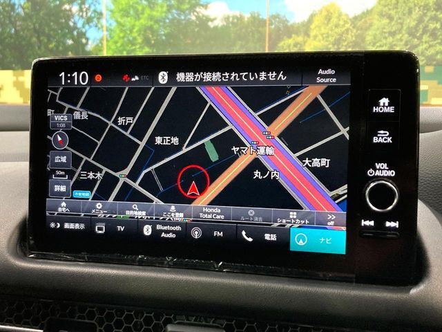 【9インチ　ホンダコネクトディスプレイ】視認性の高い大画面ディスプレイでナビの使用や、お持ちのスマートフォンと連携したbluetoothでの音楽再生が可能です♪