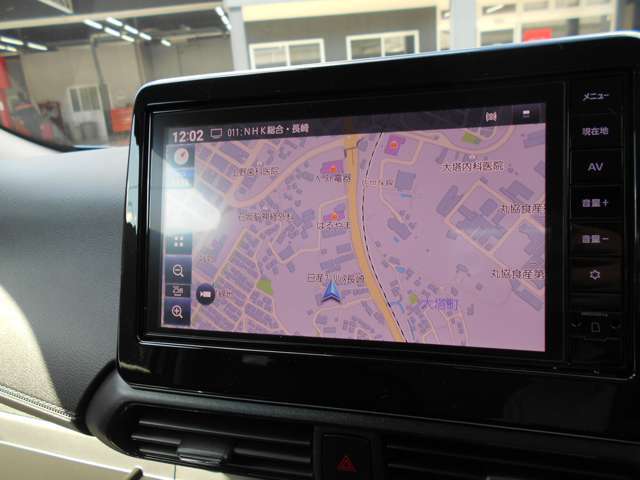 ナビゲーションです。知らない場所のお出かけやロングドライブが楽しくなります