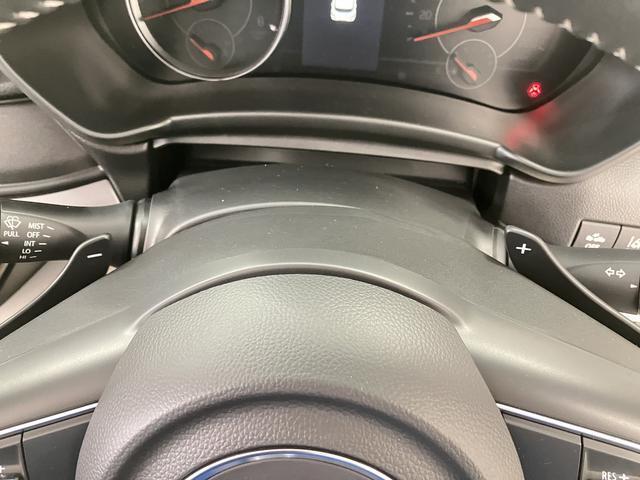 手元でシフトのUP/DOWNができ、手軽にマニュアル車感覚の運転を楽しめる　パドルシフトを装備しています。