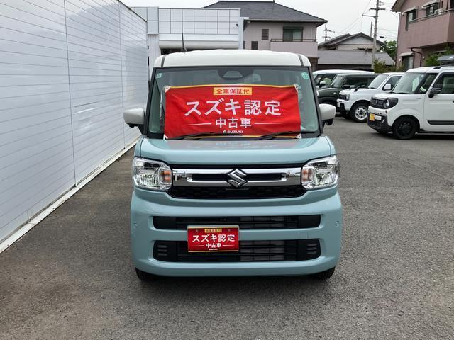 スペーシアハイブリッドX入荷しました！9インチナビや全方位カメラ、電動パーキングブレーキ、リアドア両側電動スライドドア、アダプティブクルーズコントロールなどを装置した一台です！