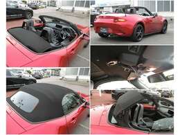 開閉簡単なソフトトップ！！天気のいい日はルーフを開けて爽快なドライブへお出かけください！！