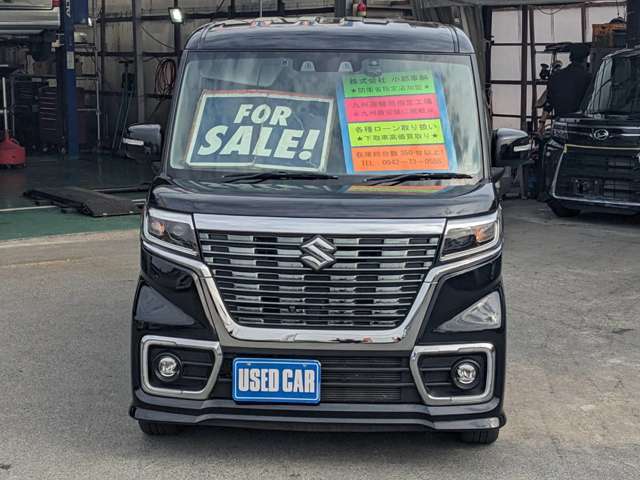 ★正面からの一枚です★100項目以上のチェックをして厳しい規定をクリアした車両を展示しております♪プロの国家2級整備士にお任せ下さい♪納車前には、徹底した点検＆整備実施をして安心をお届します♪