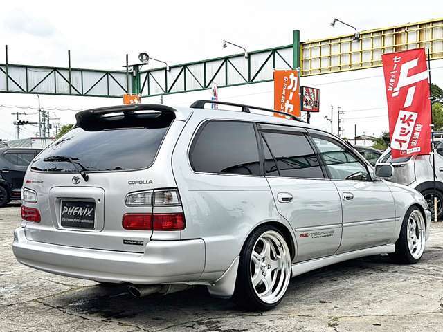 ローダウンスタイルが映える後期BZツーリング！コンパクトなスポーツワゴンに4A-G×6速MTを搭載した希少モデルです。