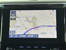 【純正ナビ】専用設計で車内の雰囲気にマッチ！ナビ利用時のマップ表示は見やすく、いつものドライブがグッと楽しくなります！