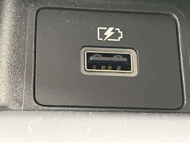 USB充電端子付きです。