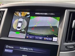 【アラウンドビューモニター】専用のカメラにより、上から見下ろしたような視点で360度クルマの周囲を確認することができます☆死角部分も確認しやすく、狭い場所での切り返しや駐車もスムーズに行えます。