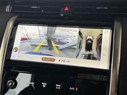 【全周囲モニター】を装備しております。全周囲カメラで危険察知。狭い駐車場でも安心して駐車できますね。