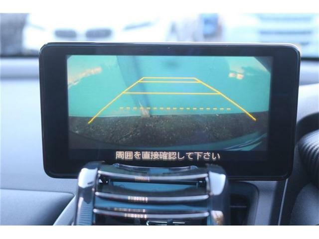 【ガイドライン付バックカメラ】駐車時は車両後方の安全をモニターで確認することができます♪