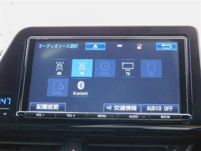 フルセグやBluetoothオーディオ再生にSDオーディオダビング機能付き