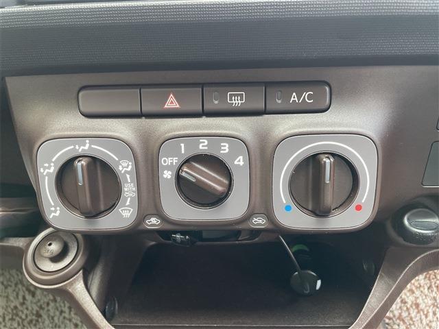 気温に合わせて直感的に操作することで、車内をいつでも快適に保てます。