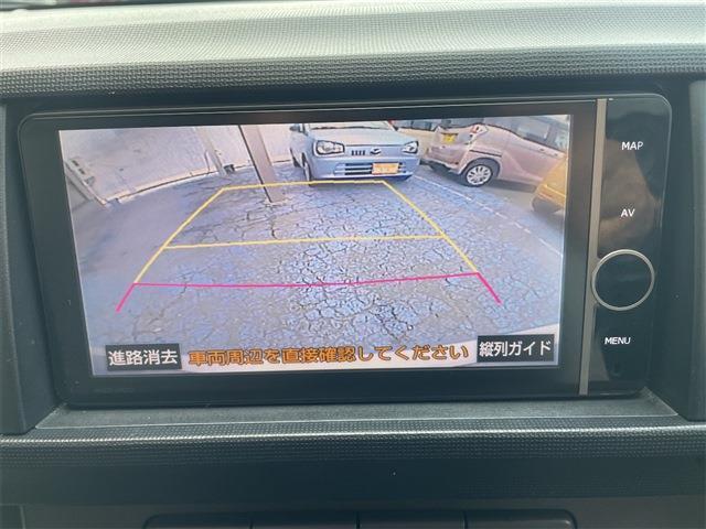 バックカメラ装備。駐車が苦手な方には欠かせません。