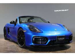 2015モデル　Porsche　Boxster GTS　PDK　サファイヤブルーメタリック 　ブラウンソフトトップ　ハイグロスブラックエクステリアパッケージ　GTSインテリアパッケージ（ブラックレザー/アルカンターラ）