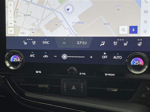 【フルオートエアコン】お好みの温度に設定しておくだけで車が風量を自動調整。
