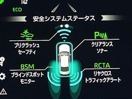 【トヨタセーフティセンス】走行中に前方の車両等を認識し、衝突しそうな時は警報とブレーキで衝突回避と被害軽減をアシスト。より安全にドライブをお楽しみいただけます。