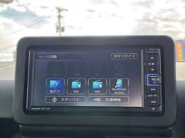 ナビ機能のみならず、TV、DVD、CD再生、Bluetooth接続など快適なドライブをサポートします！