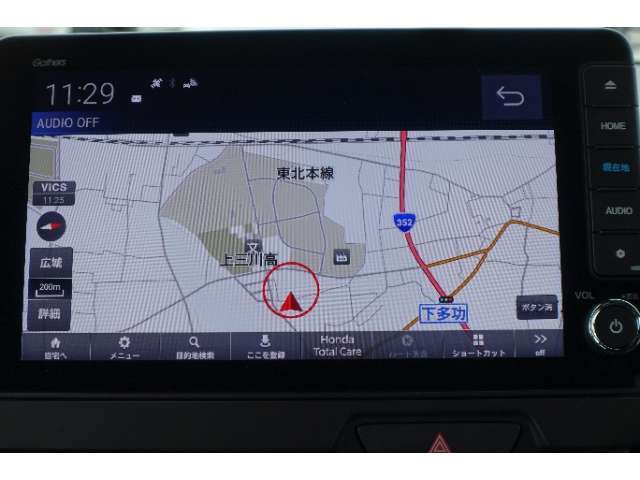 ☆ホンダ純正ギャザズナビ☆初めての道でも安心・快適なドライブをサポート☆