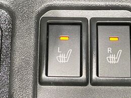 【シートヒーター】寒い日に重宝するシートヒーター！エアコンより早く温まってくれるので寒がりの人も安心ですね♪エアコンの温風は乾燥するから苦手、という方にもをおすすめです。