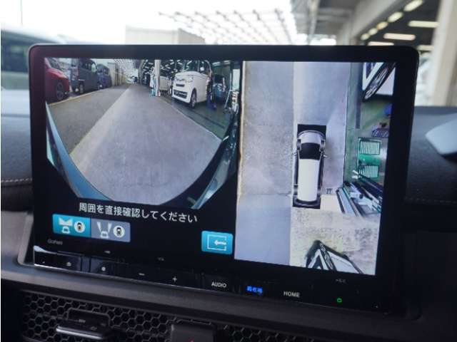 ◆全周囲カメラシステム◆運転席から見えにくい後方などをナビ画面で確認でき運転を支援するシステムです！