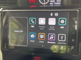 【9インチ　ディスプレイオーディオ】大画面のディスプレイはAppleCarPlayやAndroidAutoが利用可能。大きな画面でスマホナビアプリ等が利用いただけます♪