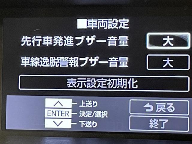 ◆【先行車発進告知（発進遅れ告知機能）】信号待ちや渋滞での停止中、前のクルマが発進したことをお知らせし、追突事故を防ぎます！