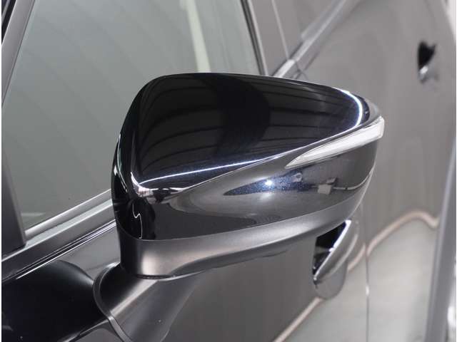 【ドアミラーウインカー】格好良さだけではなく対向車両からの視認性もよく安全に走行する為の安全装備のひとつです。