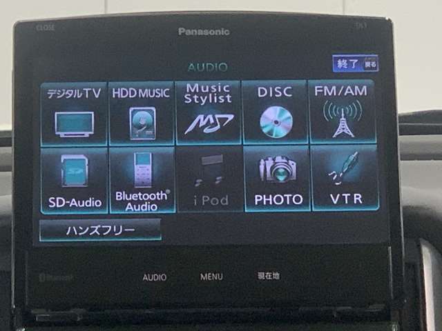 オーディオソースも充実しております！ドライブが更に楽しくなりますね！