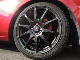 社外17インチアルミホイール　ローダウン済み（車高調レンチあり）