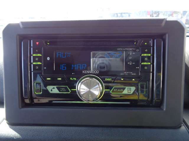 CD・ラジオ付きオーディオ装備でドライブが楽しくなります