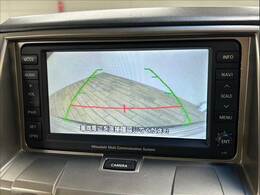 バックカメラ搭載。駐車時も安心です。