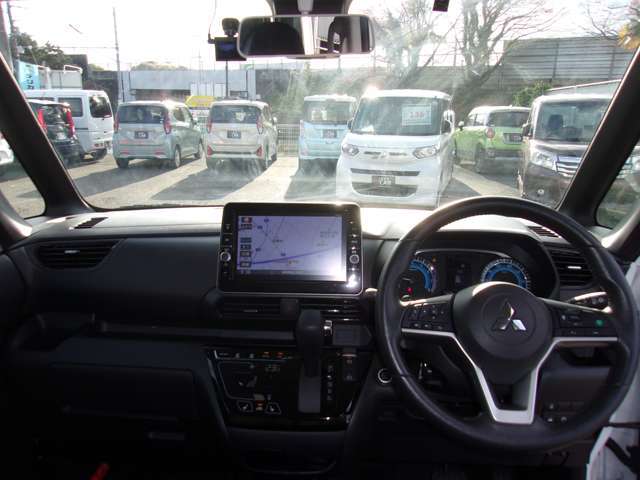 視界も広々で運転楽々