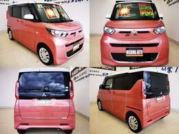 車も綺麗　室内もキレイ　カーナビも多機能　スマホも繋がる　ボディーカラーも素敵　衝突軽減ブレーキも装備　更に　ハイブリッドですよ　完成度高い　2代目ekスペースです