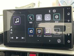 【ディスプレイオーディオ】スマホに接続すれば「Apple　CarPlay」または「Android　Auto」から、アプリのナビや電話・メッセージ・音楽などが利用できます！