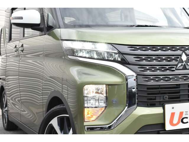 暗い夜道も明るく照らす『LEDヘッドランプ＆ビルトインフォグランプ』☆☆夜のドライブも視界は良好で安全運転の強いミカタです☆☆