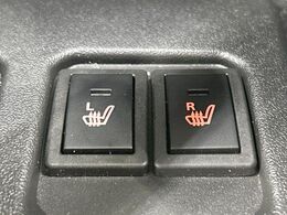 【シートヒーター】寒い日に重宝するシートヒーター！エアコンより早く温まってくれるので寒がりの人も安心ですね♪エアコンの温風は乾燥するから苦手、という方にもをおすすめです。