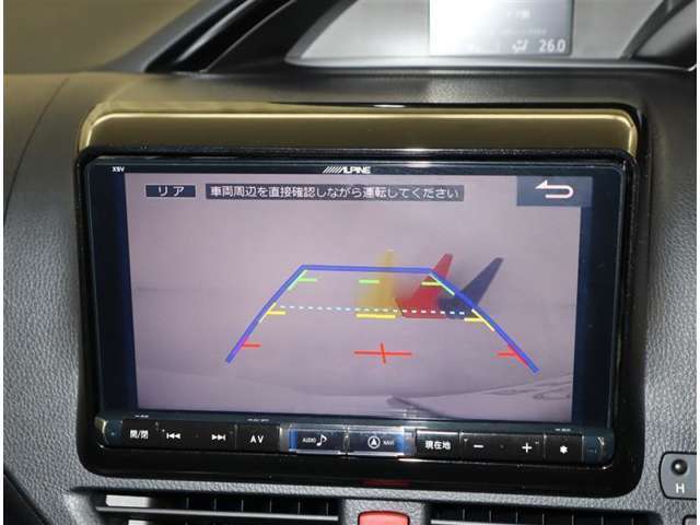 駐車もバッチリ！バックモニター付き。ガイドライン表示でしっかり確認しながら駐車ができます