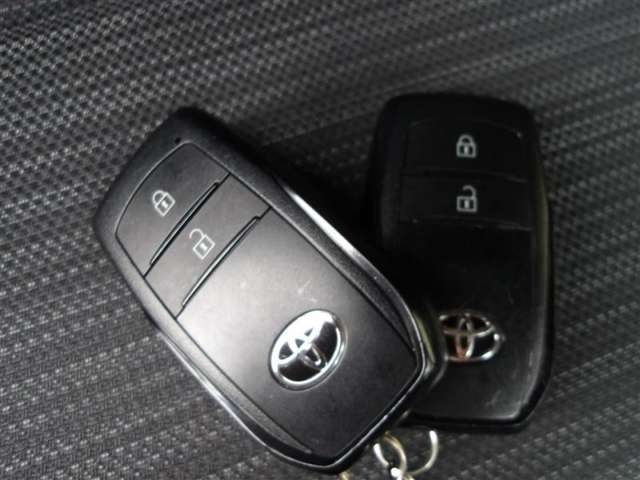 キーを取り出さずにドアを施錠＆解錠。クルマの始動も可能です。