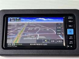 ナビ付きです。目的地を設定すれば、初めての場所でも簡単に行くことが出来ます。