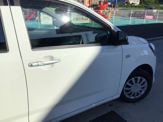 グリップ式なので女性の方でも爪を気にすることなく車にお乗り頂けます。