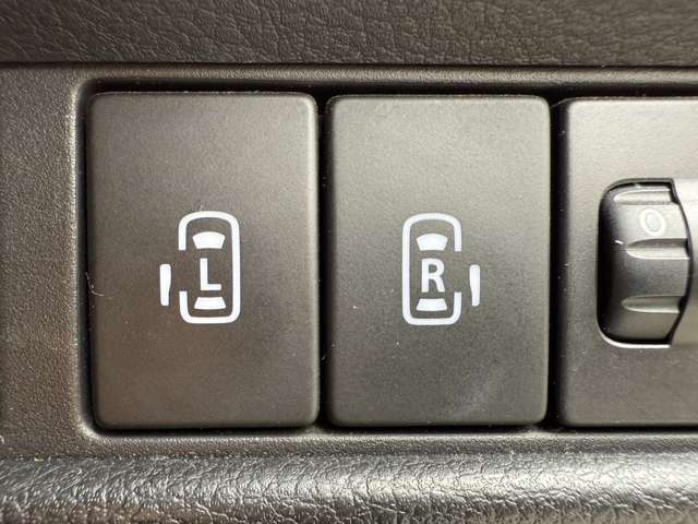 【両側電動スライドドア】人気の装備！ボタンやワンタッチでドアの開閉ができ便利です！