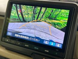 【バックカメラ】駐車時に後方がリアルタイム映像で確認できます。大型商業施設や立体駐車場での駐車時や、夜間のバック時に大活躍！運転スキルに関わらず、今や必須となった装備のひとつです！